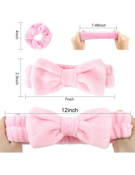 Conjunto de Diademas de Spa y Scrunchies CIEHER - 12 Pcs Conjunto de Diademas de Spa y Scrunchies CIEHER - 12 Pcs