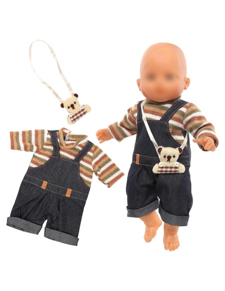 Vestido de Muñeca Miunana con Mochila de Oso 35-45 cm Vestido de Muñeca Miunana con Mochila de Oso 35-45 cm
