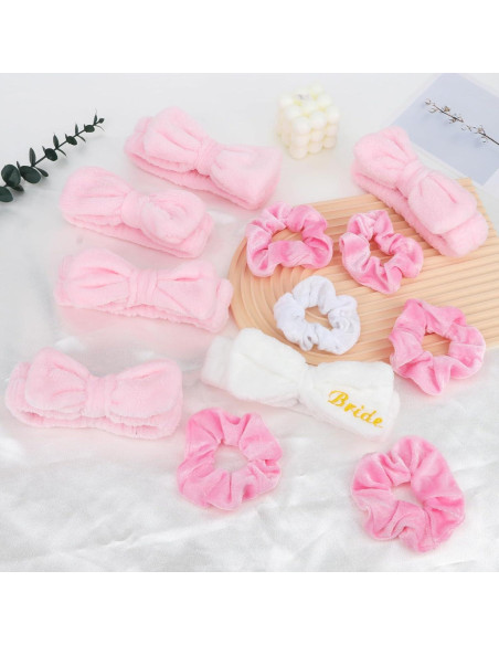 Conjunto de Diademas de Spa y Scrunchies CIEHER - 12 Pcs Conjunto de Diademas de Spa y Scrunchies CIEHER - 12 Pcs