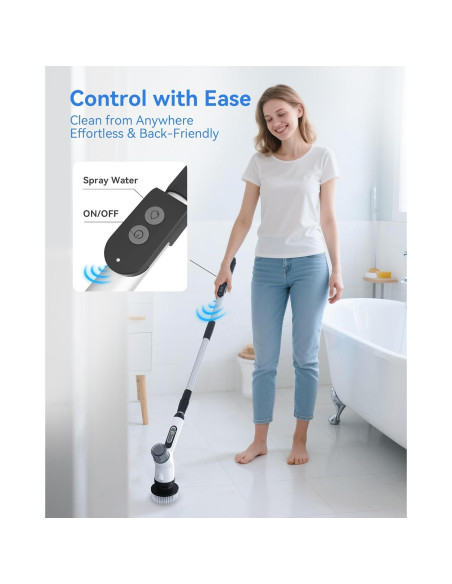 Cepillo Eléctrico Giratorio Szwbee 7 en 1 para Baños IPX7 Cepillo Eléctrico Giratorio Szwbee 7 en 1 para Baños IPX7