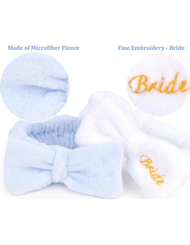 Diademas de Spa CIEHER 8 Piezas Novia y Damas Honor