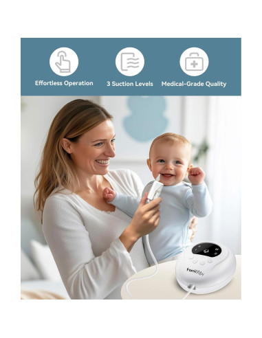 Aspirador Nasal Eléctrico FamiBaby para Bebés - 3 Niveles