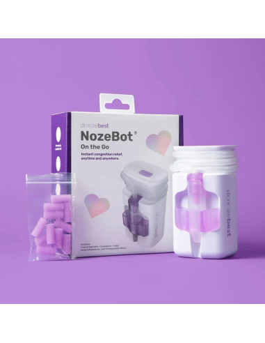 Aspirador Nasal Eléctrico Dr. Noze Best NozeBot + 40 Filtros