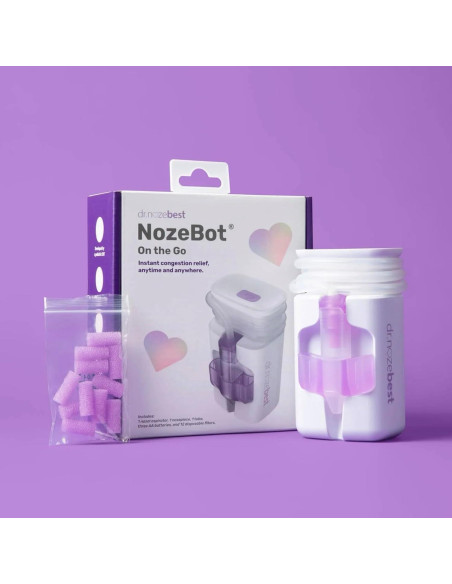 Aspirador Nasal Eléctrico Dr. Noze Best NozeBot + 40 Filtros Aspirador Nasal Eléctrico Dr. Noze Best NozeBot + 40 Filtros