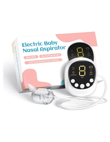 Aspirador Nasal Eléctrico para Bebé X-Bosak NASA005, 9 Niveles