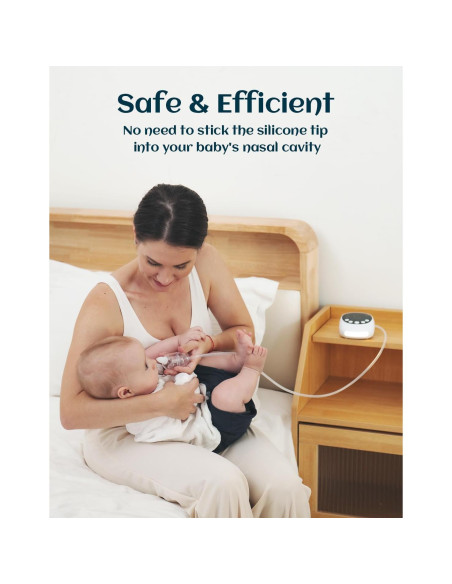 Aspirador Nasal Eléctrico para Bebé X-Bosak NASA005, 9 Niveles Aspirador Nasal Eléctrico para Bebé X-Bosak NASA005, 9 Niveles