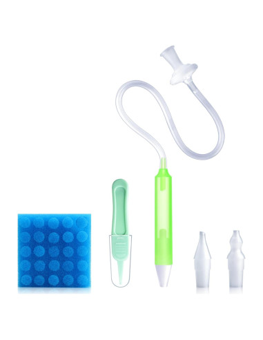 Aspirador Nasal para Bebés KARFRI con 25 Filtros y 2 Puntas