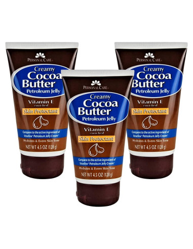 Loción de Vaselina con Vitamina E y Manteca de Cacao 3 Tubos 128g