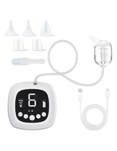 Aspirador Nasal Eléctrico TopQuaFocus 9 Niveles para Bebés