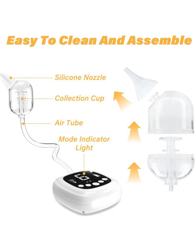 Aspirador Nasal Eléctrico TopQuaFocus 9 Niveles para Bebés