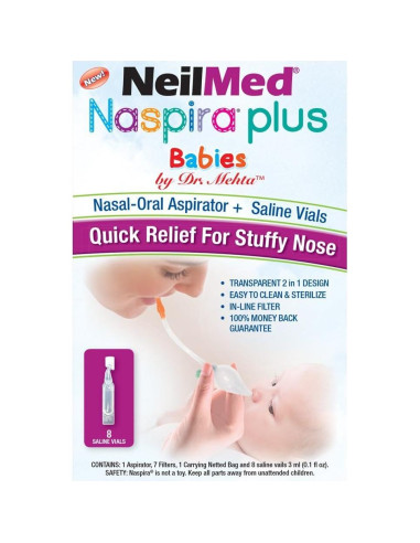 Aspirador Nasal Oral NeilMed Naspira Plus 1 Cuenta