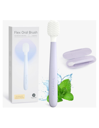 Raspador de Lengua para Bebés Tongueclear Tonkidbrush 360