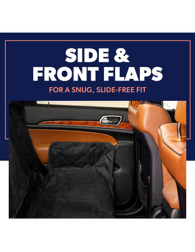Funda de Asiento para Perros Active Pets Negra Impermeable