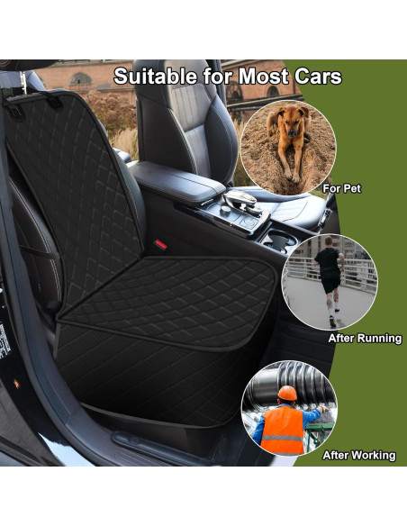 Funda de Asiento Delantero para Perros Femuar 2 Paquetes Impermeable Funda de Asiento Delantero para Perros Femuar 2 Paquetes Impermeable