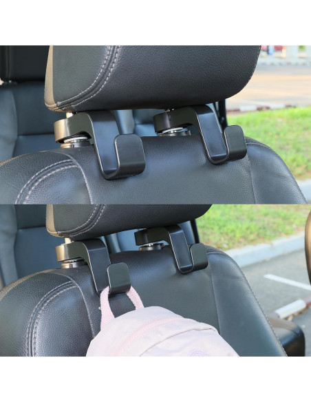 Ganchos para Asiento de Auto Amooca - Organizador Universal 2 Pcs Ganchos para Asiento de Auto Amooca - Organizador Universal 2 Pcs