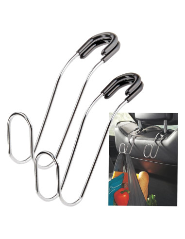 Ganchos Contour Car High Road para Reposacabezas - Soporta 18 kg