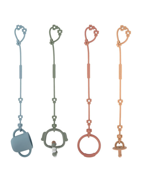 Correas de Seguridad para Juguetes Bebé Silicona 4 Piezas Correas de Seguridad para Juguetes Bebé Silicona 4 Piezas