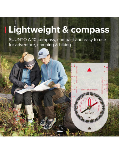 Brújula Suunto A-30 NH Compacta para Senderismo