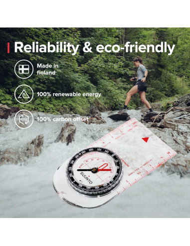 Brújula Suunto A-30 NH Compacta para Senderismo