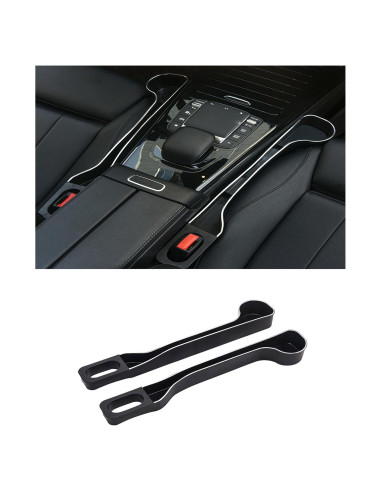 Organizador de Asiento de Coche Mirrorever 2 Piezas Negro