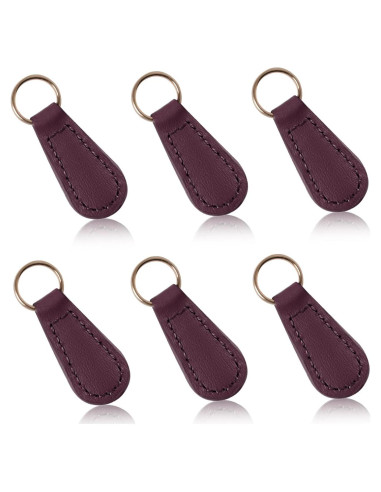 Tiradores de Cremallera Deoward PU Cuero 6 PCS Multiuso