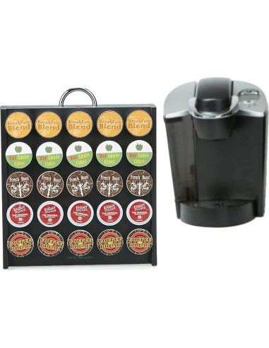 Organizador de Cápsulas de Café Mind Reader, 50 Cápsulas, Negro