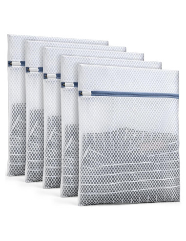 Bolsas de Lavandería de Malla KWULP 5-Pack Medianas 30x40 cm
