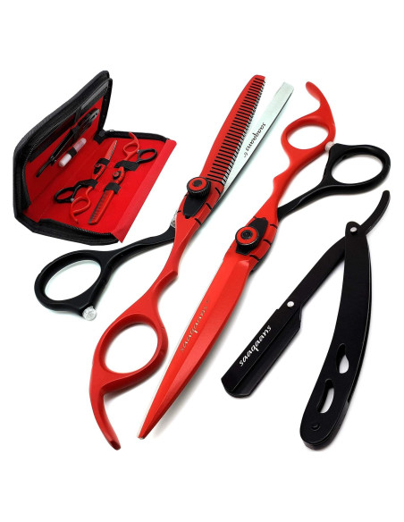 Tijeras de Corte de Cabello Profesional Saaqaans 17.8 cm Tijeras de Corte de Cabello Profesional Saaqaans 17.8 cm