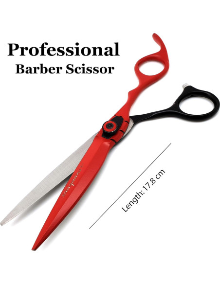 Tijeras de Corte de Cabello Profesional Saaqaans 17.8 cm Tijeras de Corte de Cabello Profesional Saaqaans 17.8 cm