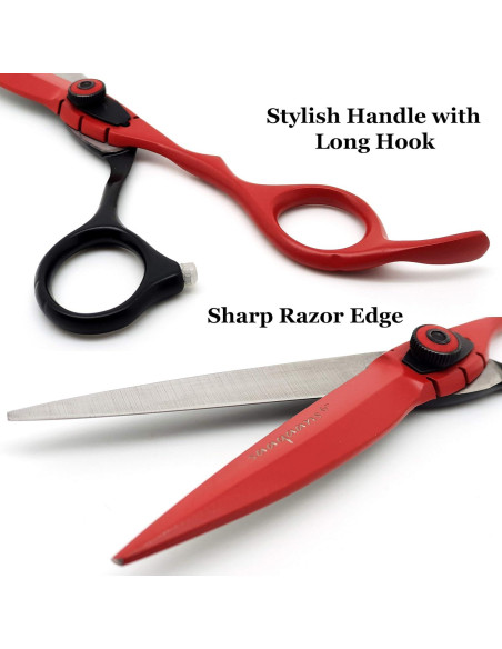 Tijeras de Corte de Cabello Profesional Saaqaans 17.8 cm Tijeras de Corte de Cabello Profesional Saaqaans 17.8 cm