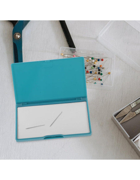 Estuche Magnético para Agujas de Coser NUOBESTY Azul Estuche Magnético para Agujas de Coser NUOBESTY Azul
