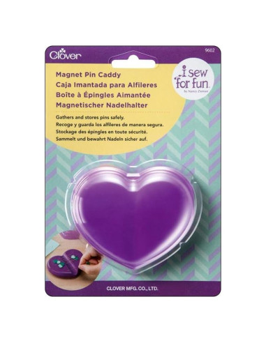 Caddy de Imán para Alfileres Clover 9602CV - Corazón