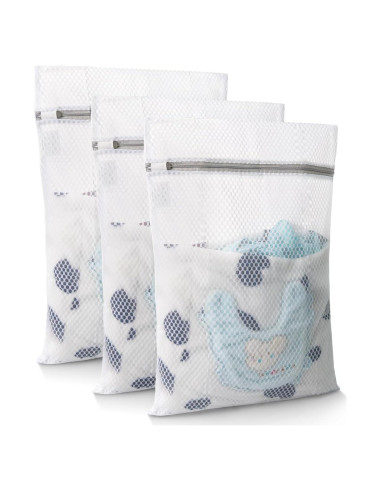 Bolsas de Lavandería de Malla GOGOODA - 3 Medianas Grandes