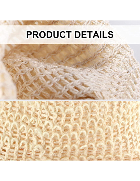 Bolsa de Jabón Natural AMAHOMESA 4 Paquetes Exfoliante Bolsa de Jabón Natural AMAHOMESA 4 Paquetes Exfoliante