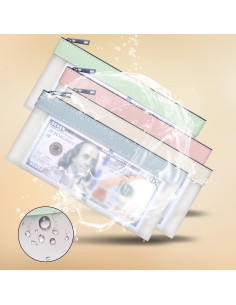 Juego de 4 Bolsas de Dinero VOCHIC 19.3x9.4cm A Prueba de Agua 2