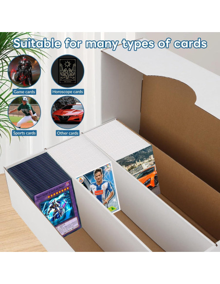 Caja de Almacenamiento de Cartas HIMOMO - 6 Paquetes, 2340 Cartas Caja de Almacenamiento de Cartas HIMOMO - 6 Paquetes, 2340 Cartas