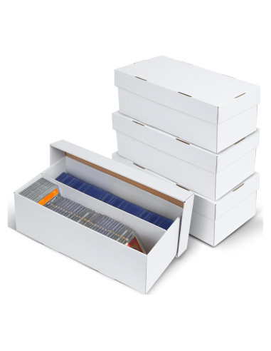 Caja de Almacenamiento de Cartas ULTRGEE - 4 Paquetes - 2 Filas