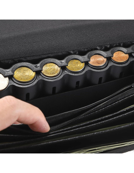 Riñonera Organizador de Monedas Euro BSTKEY 21x9x6cm Riñonera Organizador de Monedas Euro BSTKEY 21x9x6cm