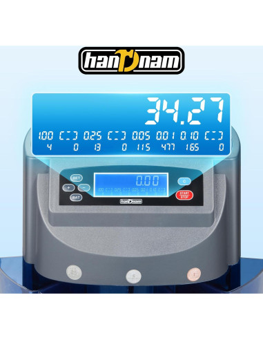 Máquina Contadora de Monedas Handnam 270 Monedas/min, 500 Capacidad