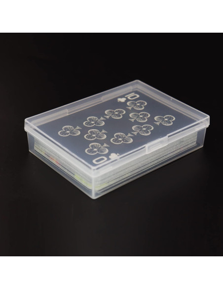 Estuches para Barajas de Cartas Cwdew 6pcs Transparente Estuches para Barajas de Cartas Cwdew 6pcs Transparente