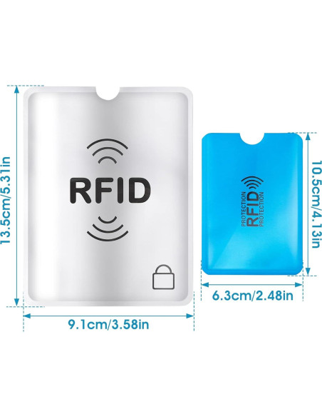 Set 24 Fundas Bloqueadoras RFID Prasacco - Protección Tarjetas y Pasaportes Set 24 Fundas Bloqueadoras RFID Prasacco - Protección Tarjetas y Pasaportes
