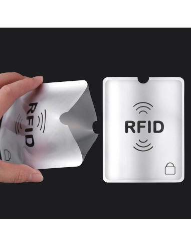 Set 24 Fundas Bloqueadoras RFID Prasacco - Protección Tarjetas y Pasaportes