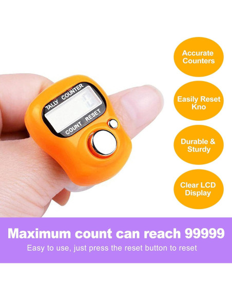 Paquete de 10 Contadores Digitales de Dedo ZeriLion US9A16