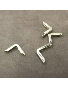 100 Protectores de Esquinas de Metal Luzen para Libros 2