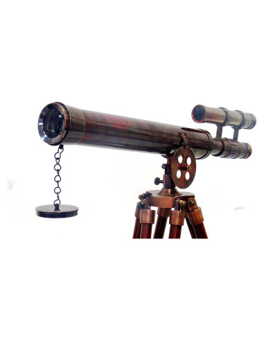 Telescopio de Piso Nautical Dark Antique 64" (162.56 cm) 18x