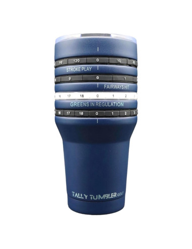 Tally Tumbler 30 Oz Azul Bogey Acero Inoxidable Aislado