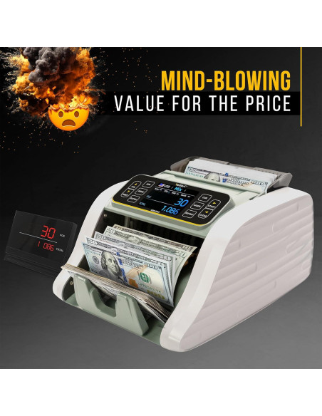 Máquina Contadora de Dinero Kolibri KBR-500 con Detección Avanzada Máquina Contadora de Dinero Kolibri KBR-500 con Detección Avanzada