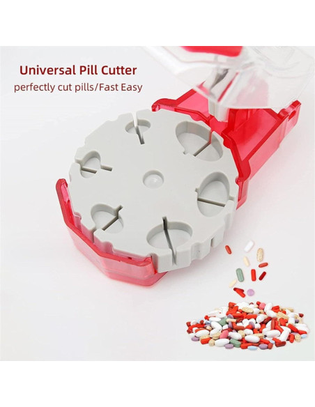 Cortador de Pastillas QPOIBSD - Divisor Automático 11x5 cm Cortador de Pastillas QPOIBSD - Divisor Automático 11x5 cm