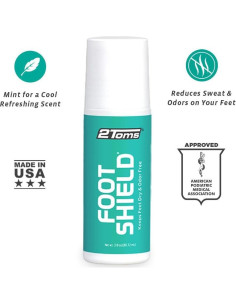 Desodorante para Pies 2Toms FootShield 85g - Antitranspirante Natural 2