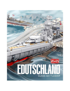 Kit de Bloques de Construcción dOvOb Acorazado Militar 1418 Piezas 2